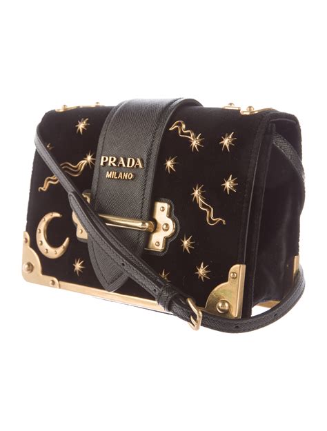 prada velvet astrology bag|prada city cahier astrology bag.